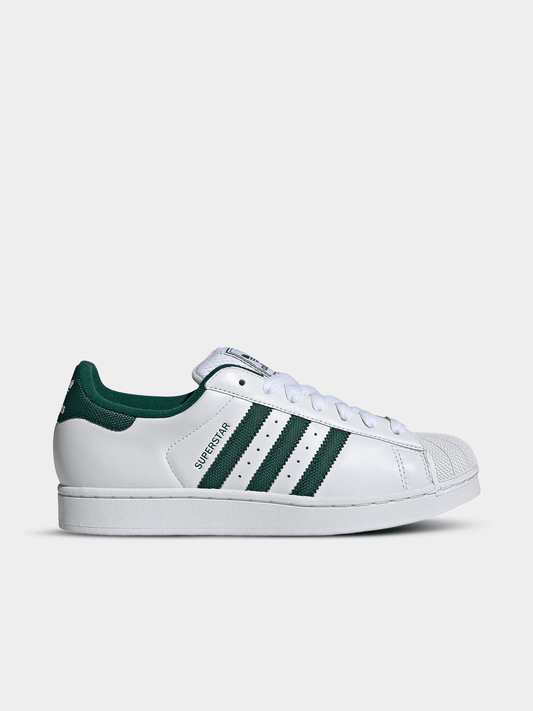 adidas Originals Men's Superstar II White/Green Sneaker